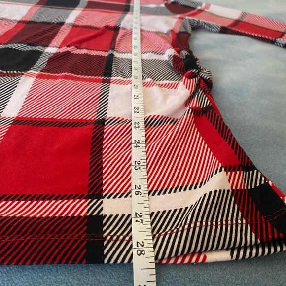 Love Maternity 2 piece pajama size:2x long sleeve red,black & white - Picture 4 of 17